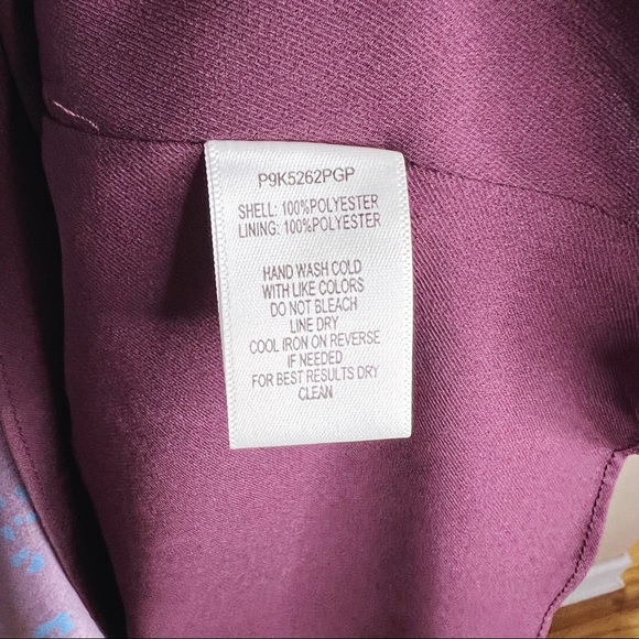 Parker Surplice Cobalt Purple Dress - Picture 11 of 12